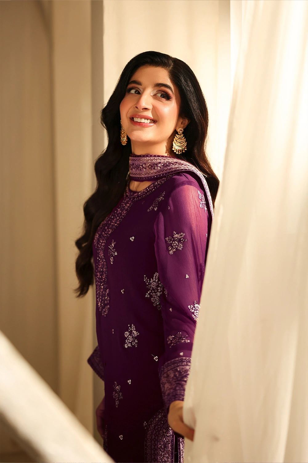 Embroidered Chiffon