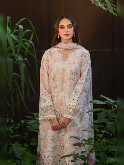 Neeshay Replica Printed Chicken Kari Lawn 3PC