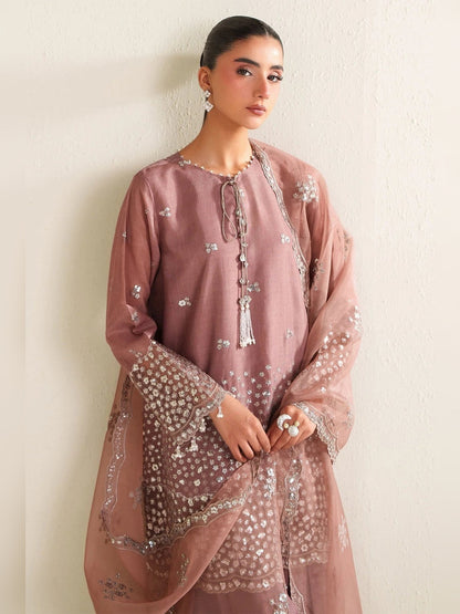 Cross Stitch Replica cotton silk suit tassel details side view