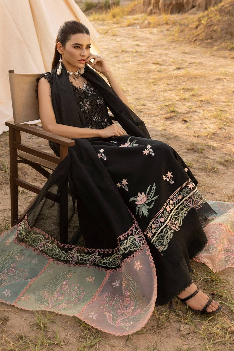 Rangrasiya 3 Piece Unstitched Embroidered Lawn Suit