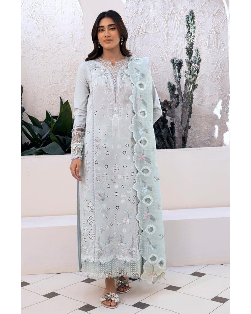 Qalamkar Replica Embroidered Lawn 3PC