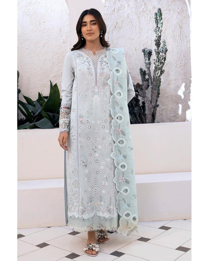 Qalamkar Replica Embroidered Lawn 3PC