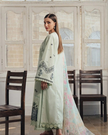 Luxury Lawn Chikankari Embroidered 3PC Replica