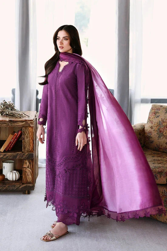 Azure Unstitched Embroidered 3PC Lawn Suit