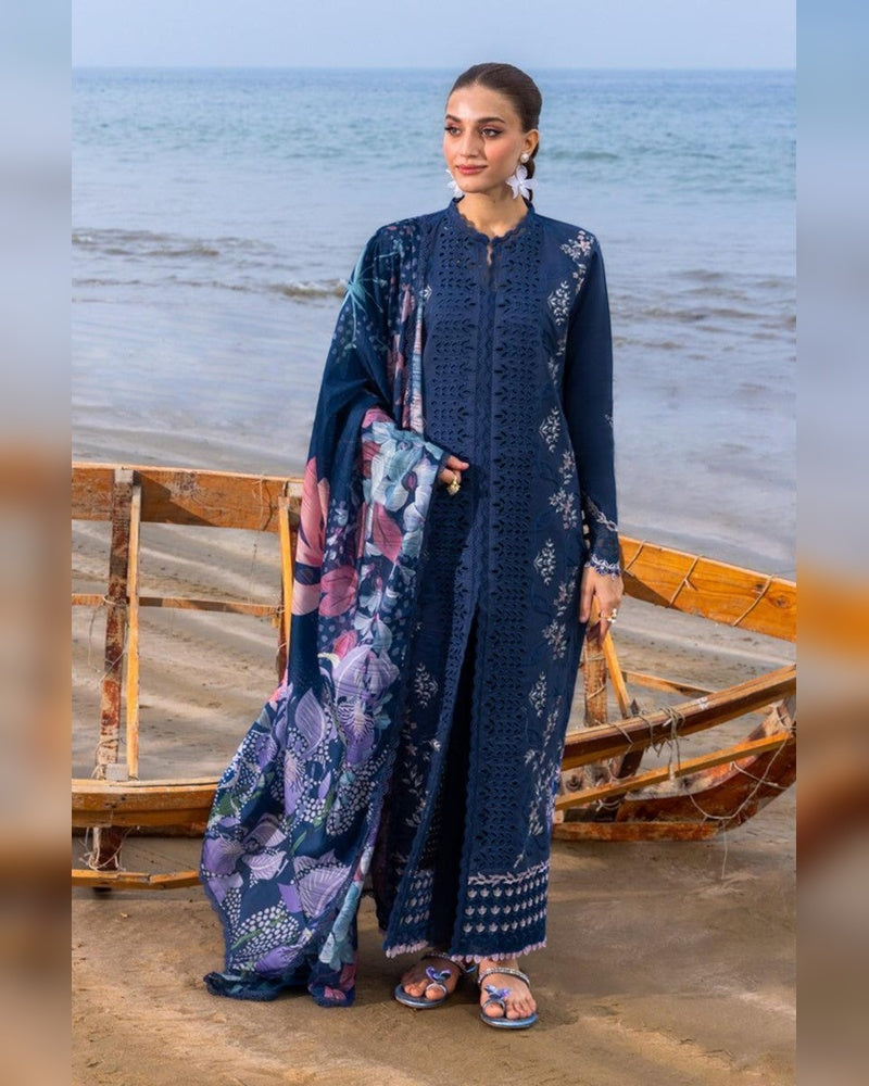 Rangrasiya Replica Heavy Embroidered Lawn 3PC