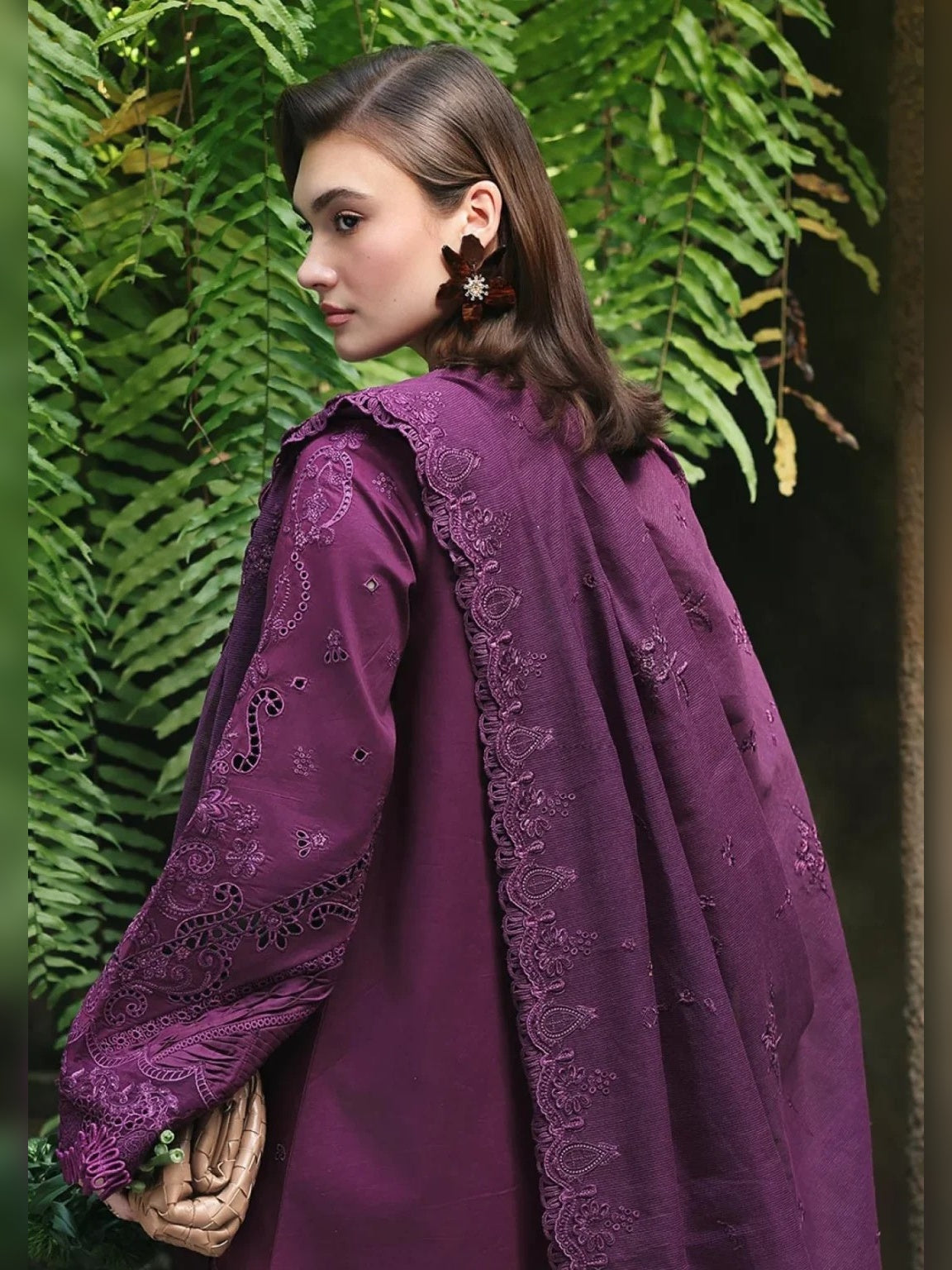 Qalamkar Embroidered Luxury Lawn 3PC Suit Replica