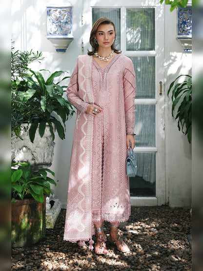 Qalamkar Replica Embroidered Lawn 3PC