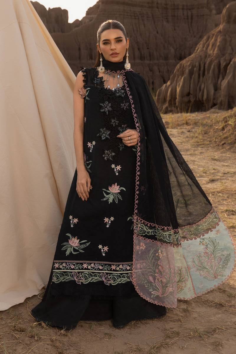 Rangrasiya 3 Piece Unstitched Embroidered Lawn Suit
