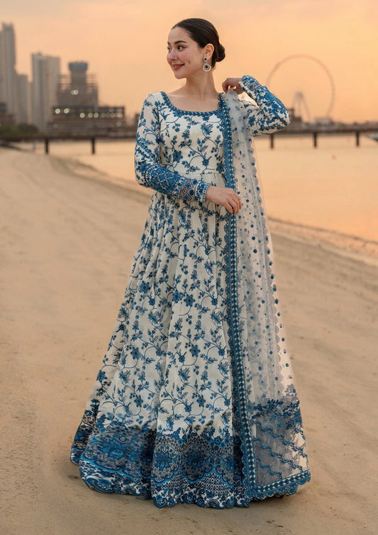 Faiza Saqlain Unstitched Embroidered 3PC Lawn Suit