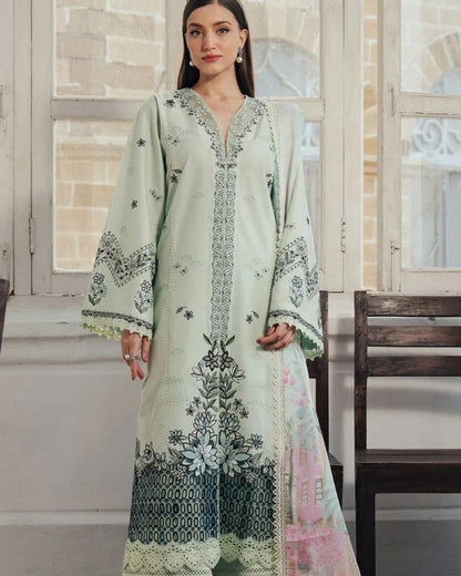 Luxury Lawn Chikankari Embroidered 3PC Replica