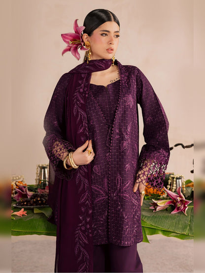 Nureh Replica Embroidered Lawn 3PC