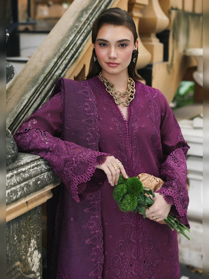 Qalamkar Embroidered Luxury Lawn 3PC Suit Replica