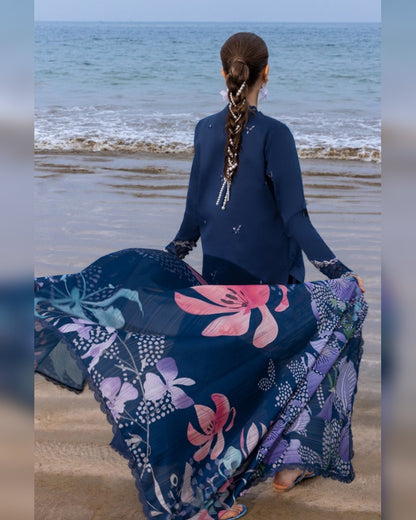 Rangrasiya Replica Heavy Embroidered Lawn 3PC