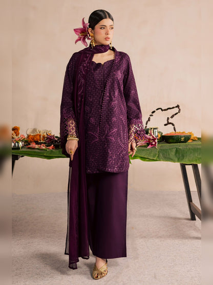Nureh Replica Embroidered Lawn 3PC