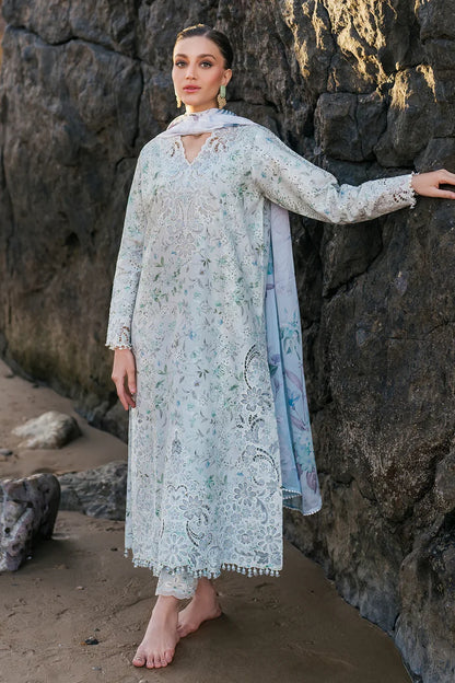 Baroque Luxury Unstitched 3PC Lawn Suit