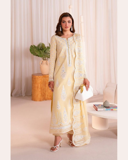 Maryum & Maria Luxury Lawn Unstitched 3PC suit Replica - shailiza