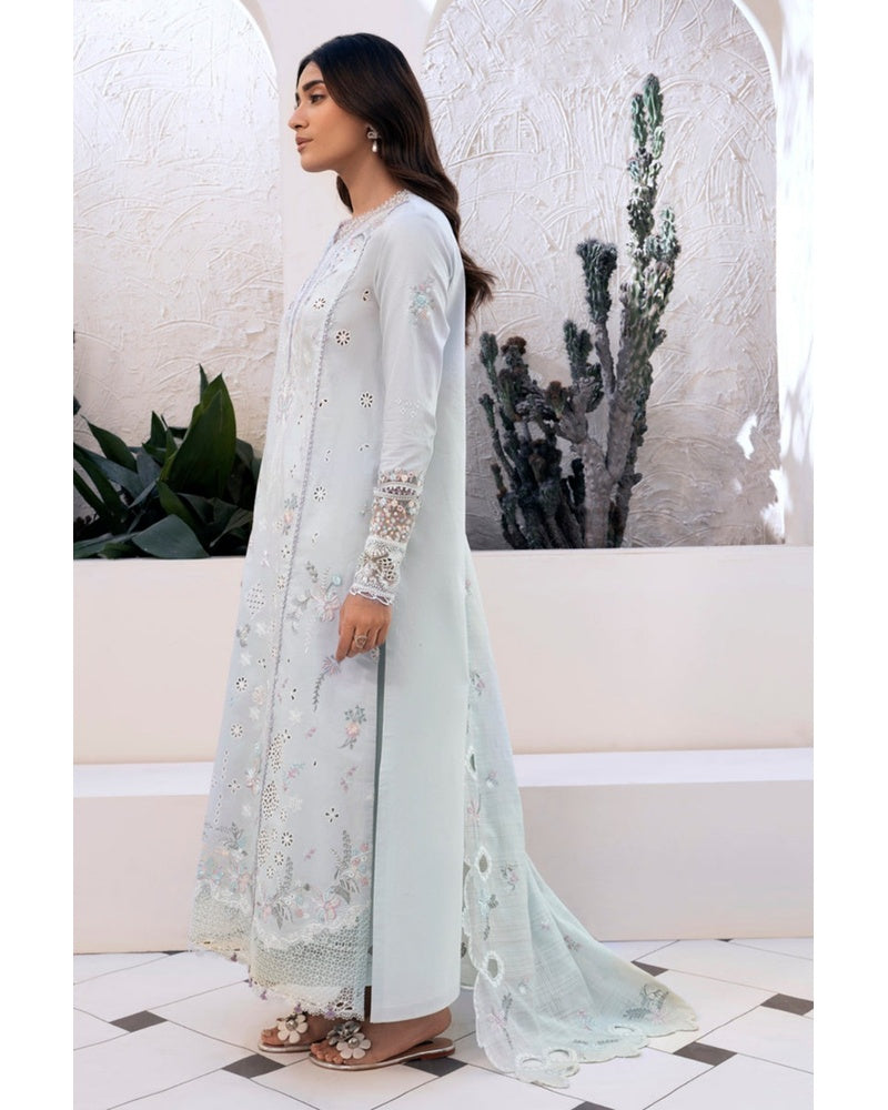 Qalamkar Replica Embroidered Lawn 3PC