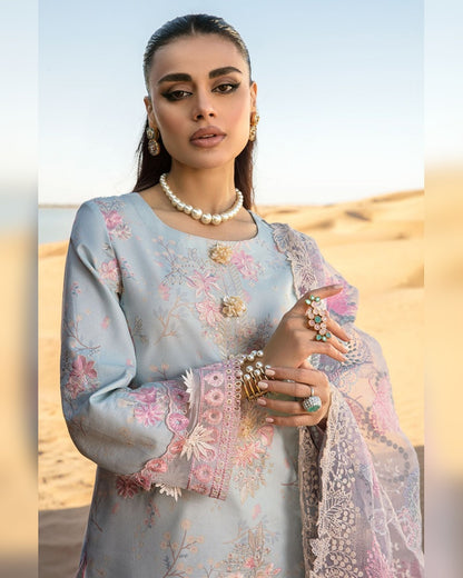 Rangrasiya Replica Heavy Embroidered Lawn 3PC