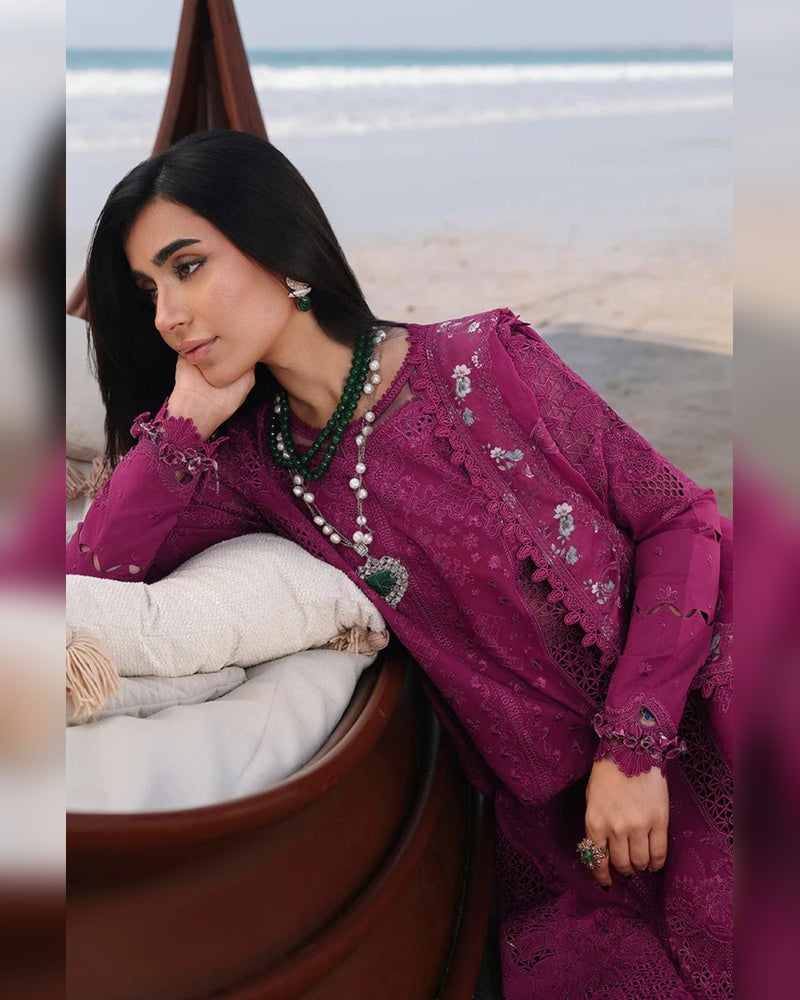 Qalamkar Replica Embroidered Lawn 3PC