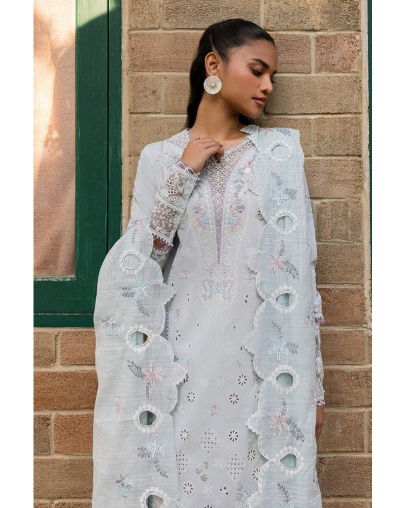 Qalamkar Replica Embroidered Lawn 3PC