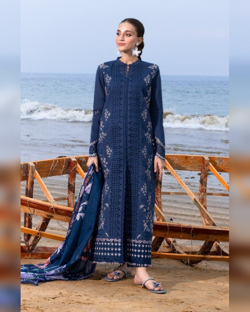 Rangrasiya Replica Heavy Embroidered Lawn 3PC